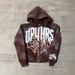 3d Printed Hooded Zip-Up Sweatshirt Unisex Streetwear Pullover With Bold Graphic Design – Black, Dark Brown, Blue, Pink_viptrois.com
