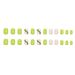 Simple Solid Color Fresh Light Green Ripple Nail Art Short Square Dressing Armor Summer New Fashionable Nail_viptrois.com