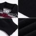 Pure Vintage Jacquard Velvet Feel Polo Knit Men's Lazy Style Turn-down Collar Nordic Fair Isle Sweater Jacket_viptrois.com