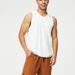 Sports Sweatwicking Quick Drying Training Subsize Reflective Stripe Elastic Mesh Red Men's Sleeveless Tank Top New Style_viptrois.com