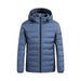 Pure Lightweight Solid Color Simple Windproof Warm Graphene Jacket 85% White Duck Down Coat Men Wholesale_viptrois.com