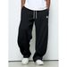 Men's Y2K Retro Joggers - Vintage US Flag Embroidered Casual Pants, Streetwear Straight Leg Trousers_viptrois.com