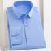 Bamboo Fiber Men's Stretch Dress Shirt – Wrinkle-Free Comfort, Korean Style Slim Fit Professional Shirt, Breathable White Formal Wear For Interviews_viptrois.com