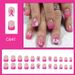 Short bright face square armour Europe and the United States cross-border foreign trade pink ribbon care women's health detachable wearable armour 24 _viptrois.com