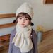 Children's wool scarf simple solid color cloth label autumn and winter new casual warm everything_viptrois.com