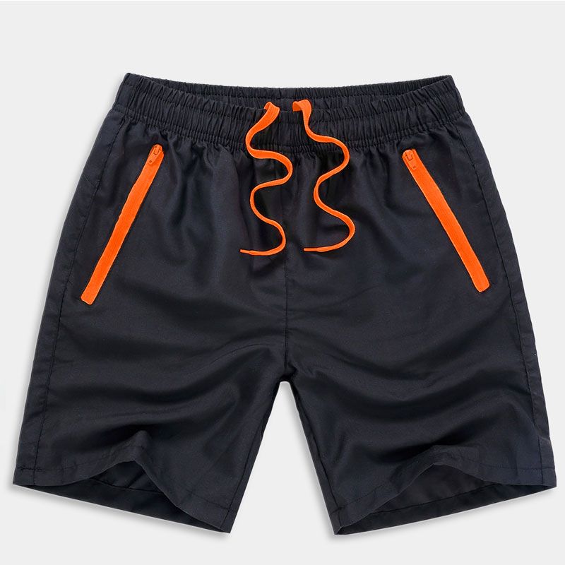 Men's Beach Pants Solid Color Quick-Drying Breathable Shorts Beach Swimming Trunks _viptrois.com