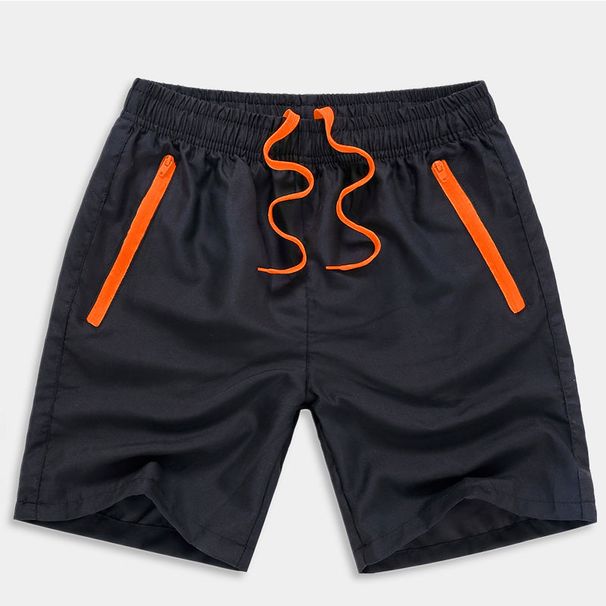 Men's Beach Pants Solid Color Quick-Drying Breathable Shorts Beach Swimming Trunks _viptrois.com
