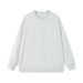 Tide Brand Men's Clothing 2025 Spring And Autumn New American Tide Brand Solid Color Heavy Terry 330G Loose Crew Neck Sweater Men_viptrois.com