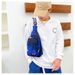 Men's Casual Canvas Crossbody Bag - Multi-Layer Oxford Fabric Chest Pack With Custom Logo Printing (Ideal For Promotional Gifts)_viptrois.com