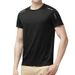 Men's Clothing Summer Quick Drying Solid Color Sports Casual Printed Round Neck Large Size Men's Clothing T Shirt Ice Silk Short T Shirt Men_viptrois.com