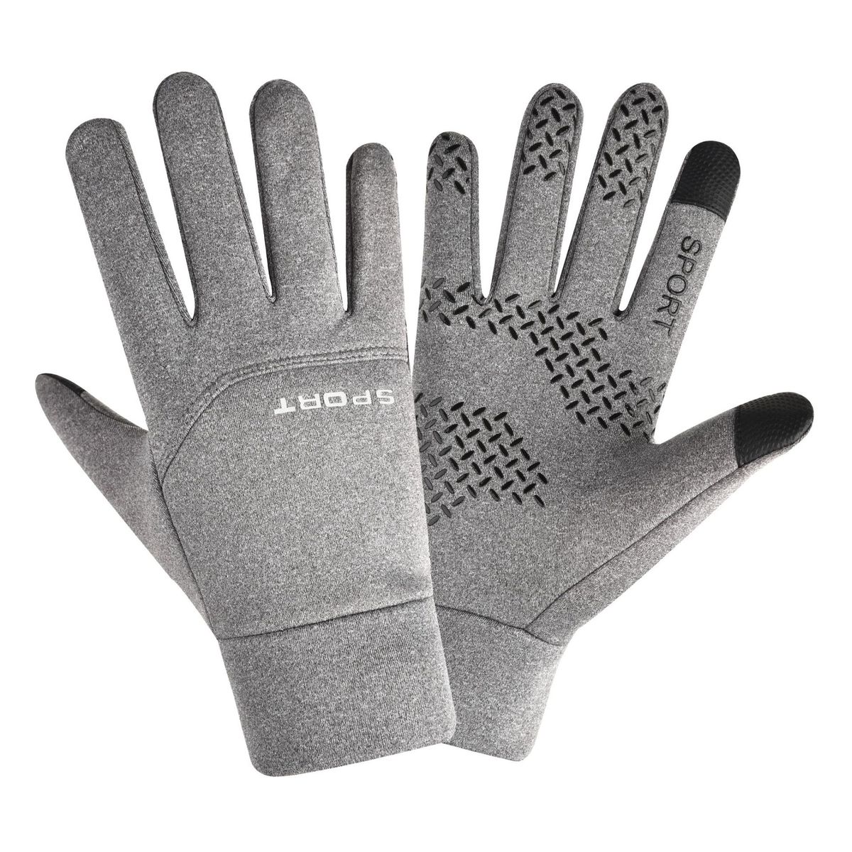 Gloves men's winter warm fall padded thickened riding touch screen windproof waterproof outdoor sports skiing driving gloves_viptrois.com