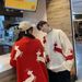 Pure Christmas Year Red Long Sleeve Men, Loose Fit, Versatile Crew Neck Knitwear, New Cross-Border Couple Sweater For Autumn_viptrois.com