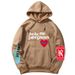 2026 European And American Graffiti Letter Printing Fleece Thickened Men's And Women's Hooded Sweater Jacket_viptrois.com