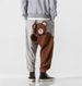 Man's clothing Hipster and fleece men's pants Cartoon flocking trend pants men patchwork loose men's casual pants_viptrois.com
