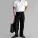 Men's Retro Striped Henley T-Shirt - Breathable Short Sleeve Knit Tee For Summer | Slim Fit Casual Top (Black/White, M-3XL)_viptrois.com