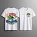 Men's Clothing Spaceship UFO Fun Pattern Print Fashion Street Casual Cotton Loose T Shirt_viptrois.com