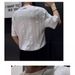 Design Sense Jacquard T-shirt Men's Short Sleeved Trendy Casual Base Shirt Summer Loose Round Neck Korean Version Half Sleeved Top_viptrois.com