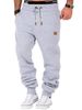 Men’s Fleece-Lined Joggers – Winter Workout Pants With Contrast Panels & Drawstring Waist (Black/Grey/Green/Navy)_viptrois.com