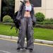 Women's Vintage Cargo Pants – Summer Loose Fit Straight-Leg Tapered Workwear Trousers With Pockets (14 Colors)_viptrois.com