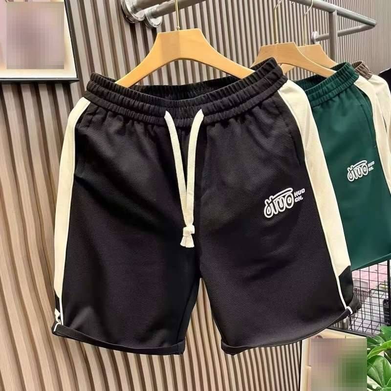 Men's Clothing Men's Summer Sports Beach Pants Loose Fit Five Point Shorts Style Letter Print For Formal & Casual_viptrois.com