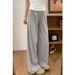 Men's Clothing Quick Drying Sports Pants For Women, New Summer High Waisted, Loose Fit, Slimming Casual Pants, American Style Workwear Long Pants._viptrois.com