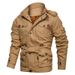 Winter Casual Large Size Hooded Men's Jacket Fleece Thickened Medium And Long Jacket_viptrois.com