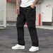 Men's European-Style Woven Casual Pants – Retro High-Waisted Loose Fit (Black/Light Gray/Dark Gray/Army Green/Khaki, S-XXXL)_viptrois.com