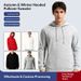 Pure Pure 300g Korean Style Autumn Winter Long Sleeve Hooded Pullover Solid Color Cotton Couple Milk Silk Hoodie Sweatshirt_viptrois.com