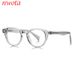 New Retro Flat Glasses Oval Frame Orange TR Glasses Frame Spring Core_viptrois.com