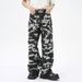 Men's Clothing 2025 Autumn New Products European And American High Street Love Splicing Heavy Printed Jeans Trend_viptrois.com