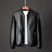 Men's Clothing Winter Casual Motorcycle Leather Jacket, Velvet Men's Jacket, Men's Pu Leather Jacket_viptrois.com