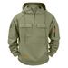 Cross-Border Heavy American Style New Retro Zipper Hooded Solid Color Sweatshirt Sports Casual Workwear Men's Jacket_viptrois.com