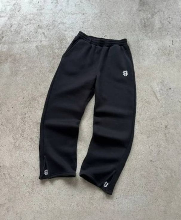 Men's Clothing Leg Pants With Stripe Design Loose Fit High Waist Casual Trousers Plus Size Elastic Waistband With Drawstring Polyester Fabric_viptrois.com