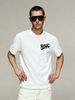 Men's Clothing Men's 100% Cotton Short Sleeve T-Shirt NOVA Graffiti Logo Trendy Brand Summer High Street Loose Fit Top Versatile Niche Style_viptrois.com