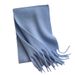 2025 New Soft Fluffy Solid Color For Women Winter Thickened Cashmere Shawl Korean Style Warm Neck Scarf_viptrois.com