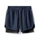 Men's 2024 New Summer Casual Shorts Men's Training Fitness Three-Point Pants Thin Sports Running Casual Pants Summer beach pants for men_viptrois.com