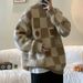 Loom Loom High Collar Thickened Sweater For Men, Autumn Winter Style, Trendy And Handsome Knitted Sweater, Loose Fit Versatile_viptrois.com