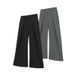 "Men's Relaxed-Fit Pleated Dress Pants - Striped A-Line Wide Leg Trousers With Arc Darts & Versatile Styling (Business Casual To Weekend Wear)"_viptrois.com