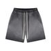 Men's Clothing Summer Dyed Old Washed Men's and Women's Suit Short Sleeve Shorts Street Fashion Retro Couple Outfit_viptrois.com