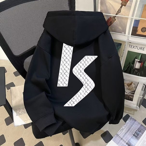 Heavyweight Streetwear Hoodie – Oversized Pullover With Bold Letter Print (Unisex M-3XL) | 280GSM Fleece For Urban Layering_viptrois.com