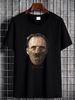 Hannibal Lecter Tshirt, Quid Pro Quo Tee, Halloween Costume Slightly Casual Designer Clothes Top For Everyday Wear Breathable Streetwear Stylish_viptrois.com