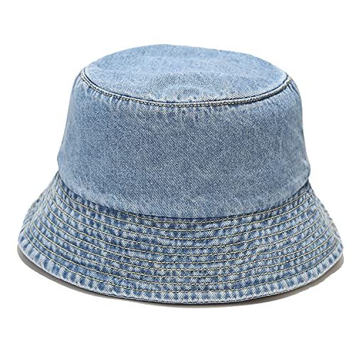 100% Cotton Denim Fishing Sun Summer Hat For Men And Women,Men's And Women's Fashionable Denim Hat_viptrois.com