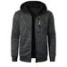 New Men's Sports Fitness Casual Jacquard Sweater Cardigan Hooded Jacket Knitted Cardigan_viptrois.com