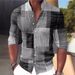 Men's Clothing New Men's Long Sleeved Shirt 3D Digital Printing Trendy Casual Shirt_viptrois.com