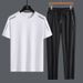 Men's ClothingSports Suit Men's Summer Short Sleeved T Shirt Middle Aged Summer Clothes Ice Clothes Middle Aged And Elderly Clothes_viptrois.com