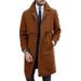 Loom Loom Foreign Trade European Version New Woolen Men's Nizi Long Coat Bestseller Large Size Single Breasted In_viptrois.com