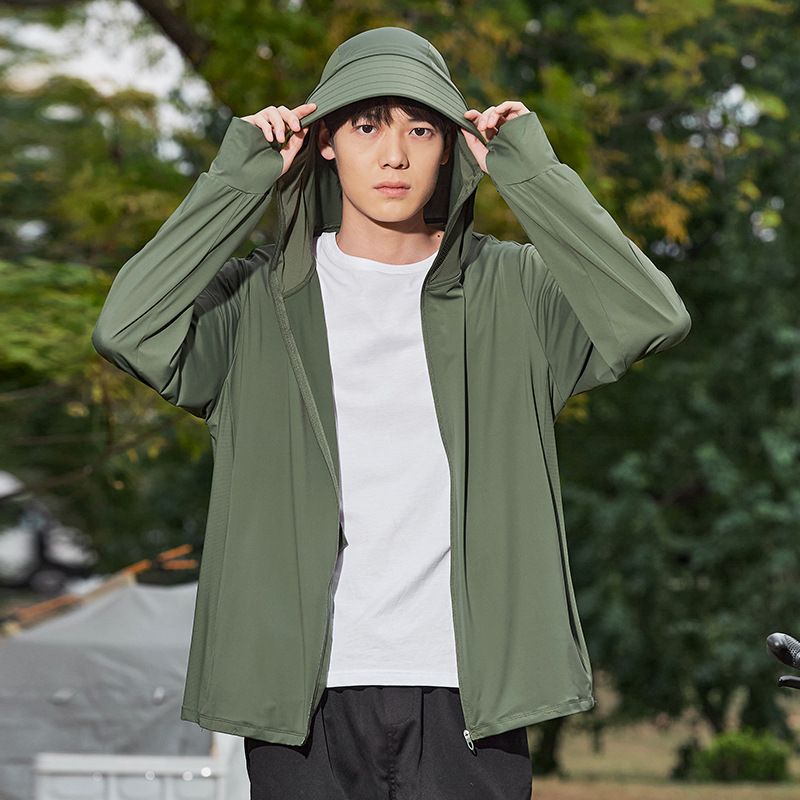UPF50+ Slim-Fit Sun Protection Hoodie – IceSilk Cooling Jacket For Women & Men (M-5XL)_viptrois.com