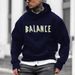 Men's Clothing 24 Years Of Foreign Trade Autumn And Winter Men's Hooded Fashion English Letters Printed Loose Large Size Sweatshirt_viptrois.com