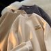 Unisex Streetwear Hoodie - Fleece-Lined Oversized Pullover With Zip-Up, Trendy Couple Outfit For Fall & Winter_viptrois.com