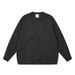 Pure Qilin Cardigan Sweater For Men, Autumn And Winter Street Style V-Neck Knitwear, Vintage Design, Trendy Retro Jacket_viptrois.com
